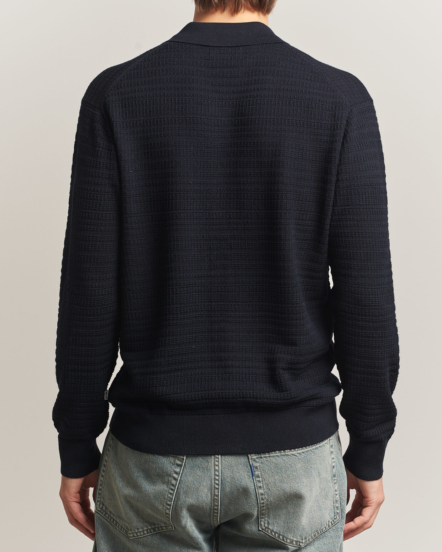 Herre | Trøjer | NN07 | Nate Wool Knitted Cardigan Deep Navy