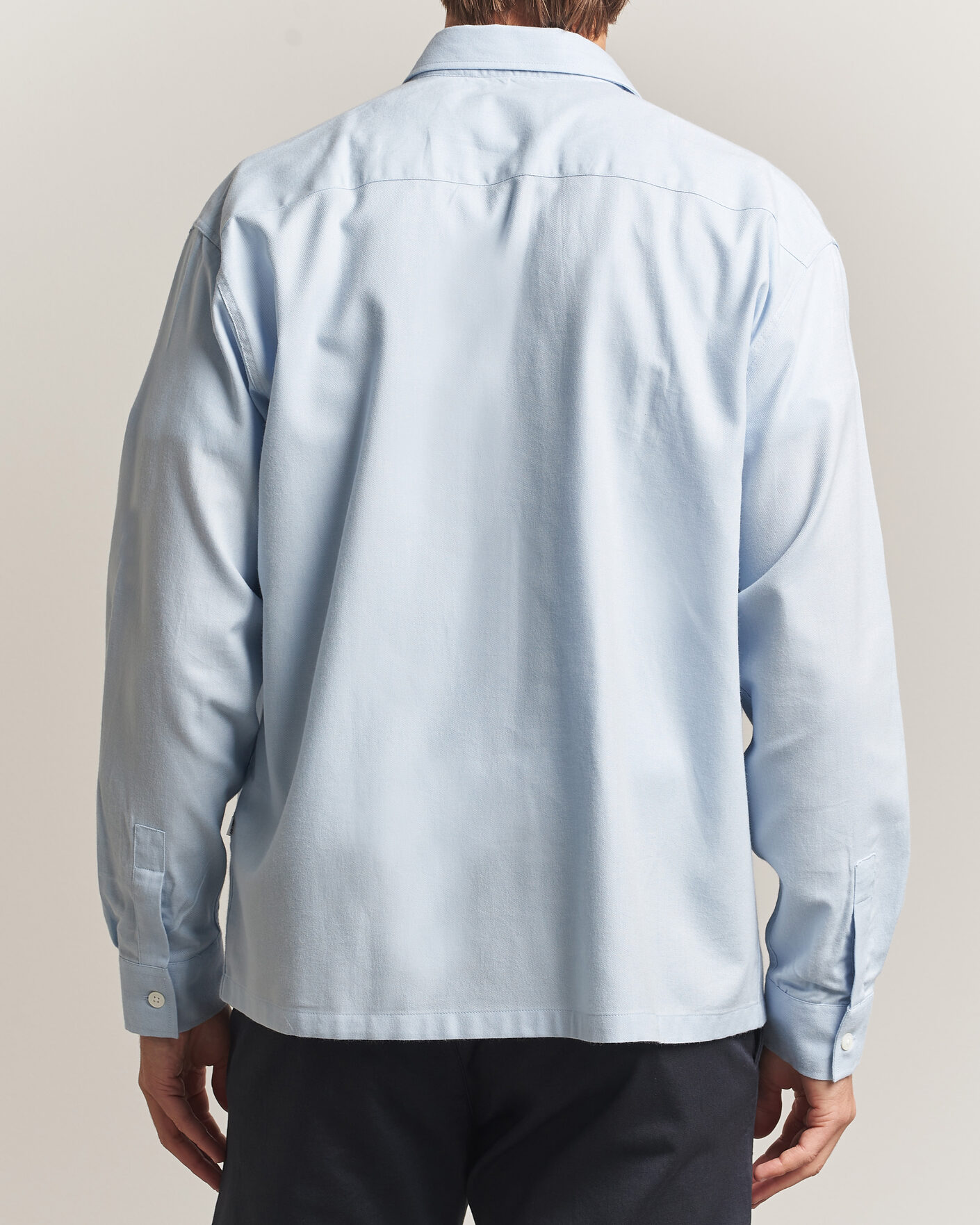 Herre | Skjorter | NN07 | Deon Brushed Light Flannel Shirt Sky Mist