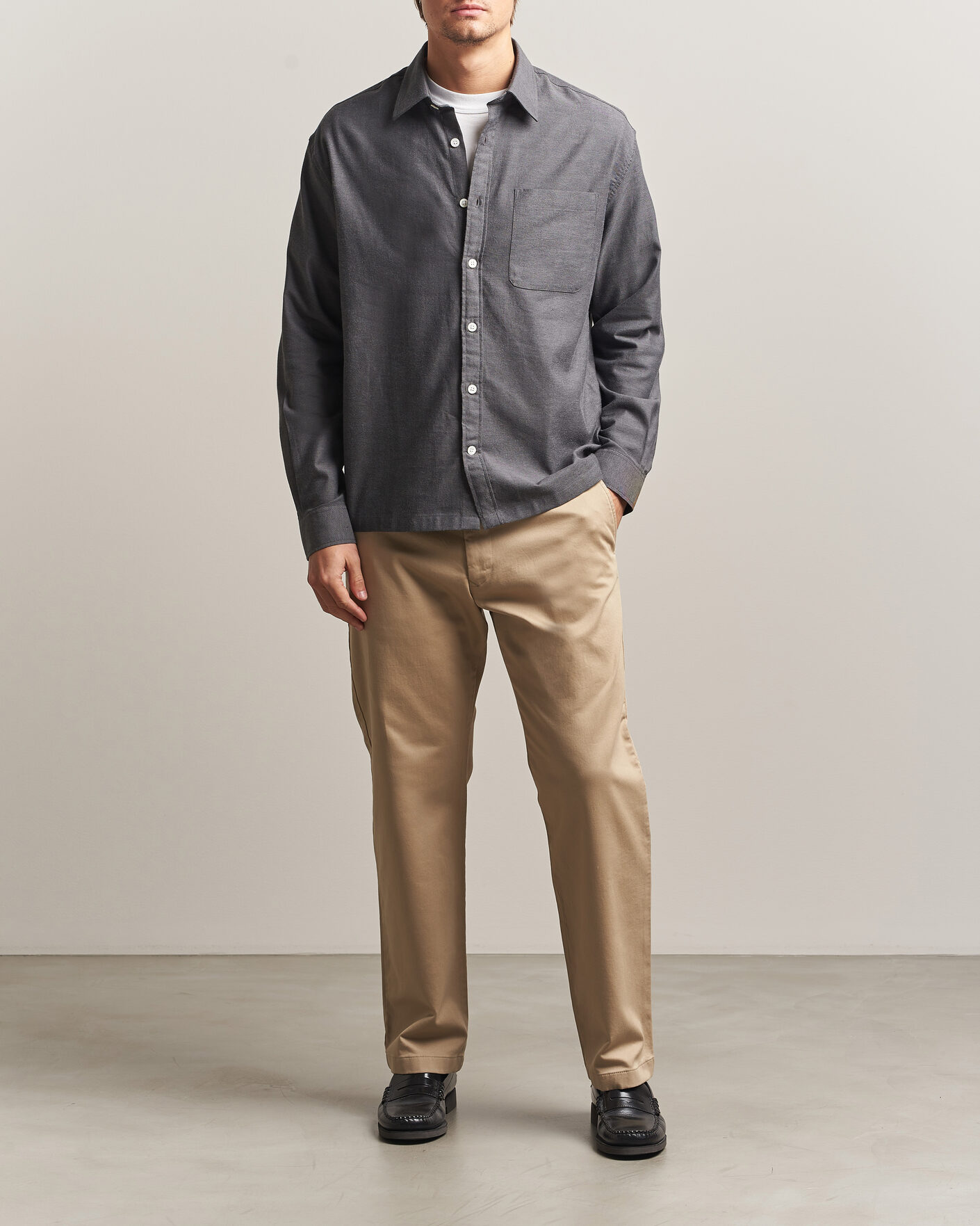 Herre | Bukser | NN07 | Aden Regular Fit Chinos Desert Khaki