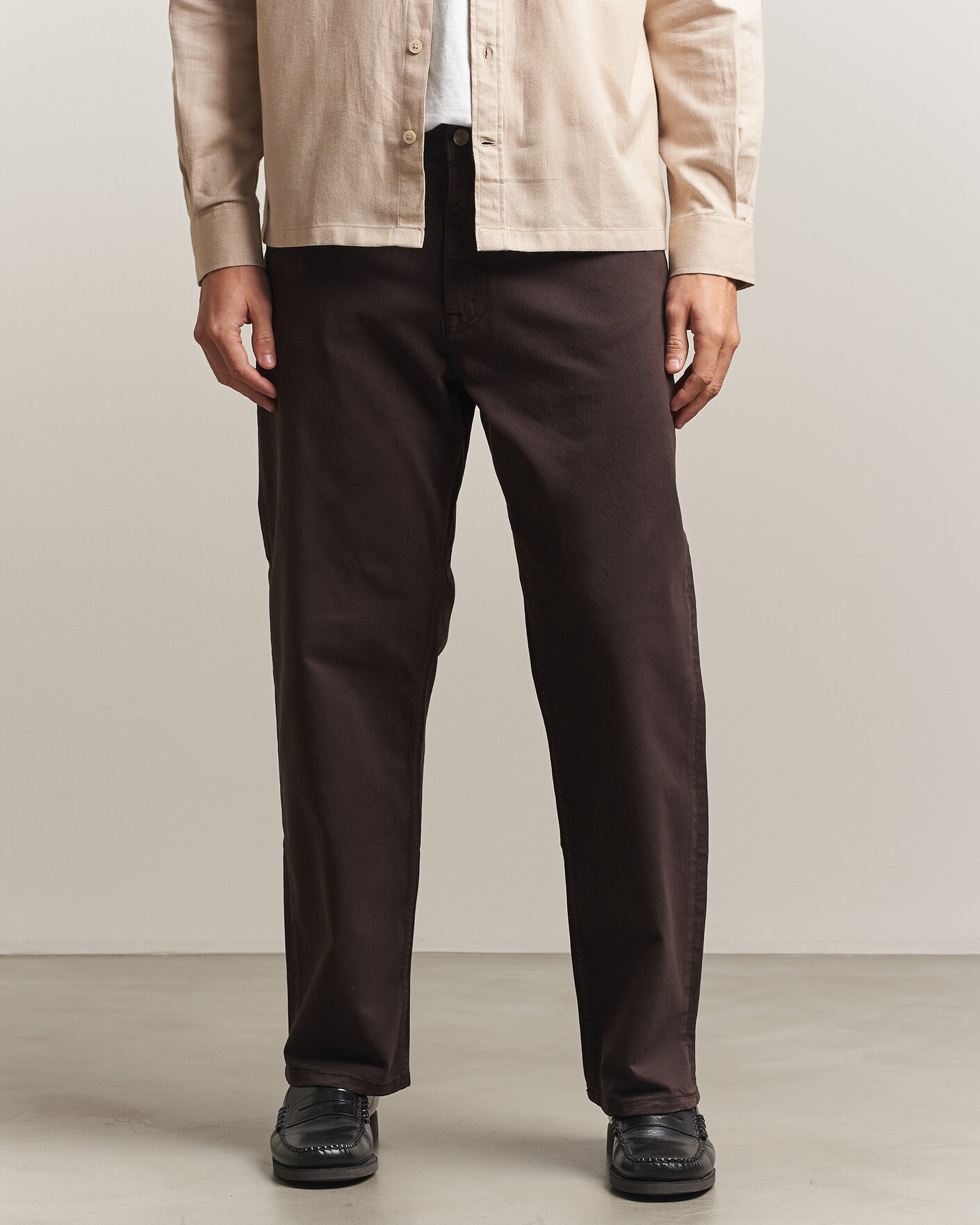 Herre | Bukser | NN07 | Otis Relaxed Fit 5-Pocket Pants Deep Truffle