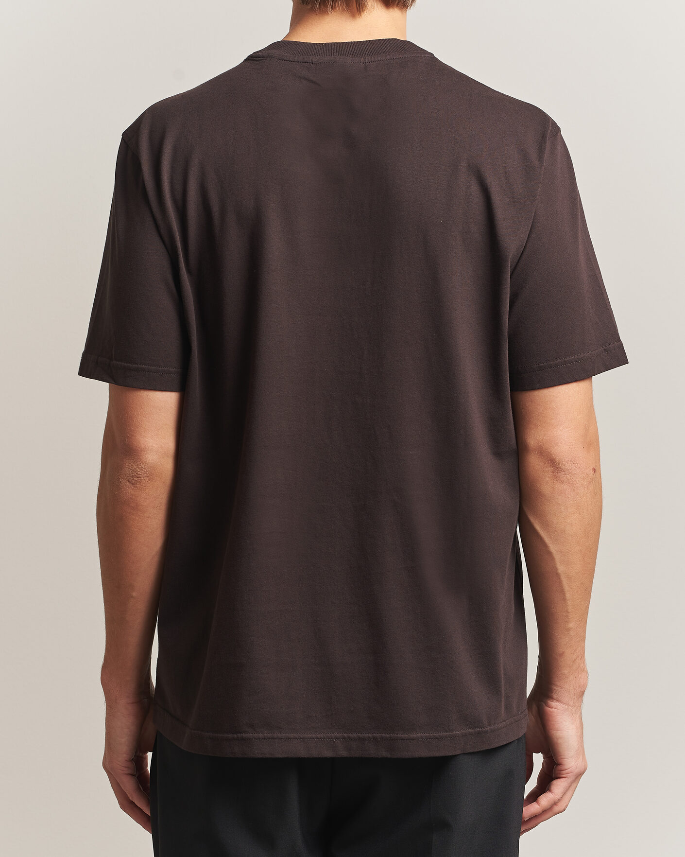 Herre | T-Shirts | NN07 | Adam Crew Neck T-Shirt Deep Truffle