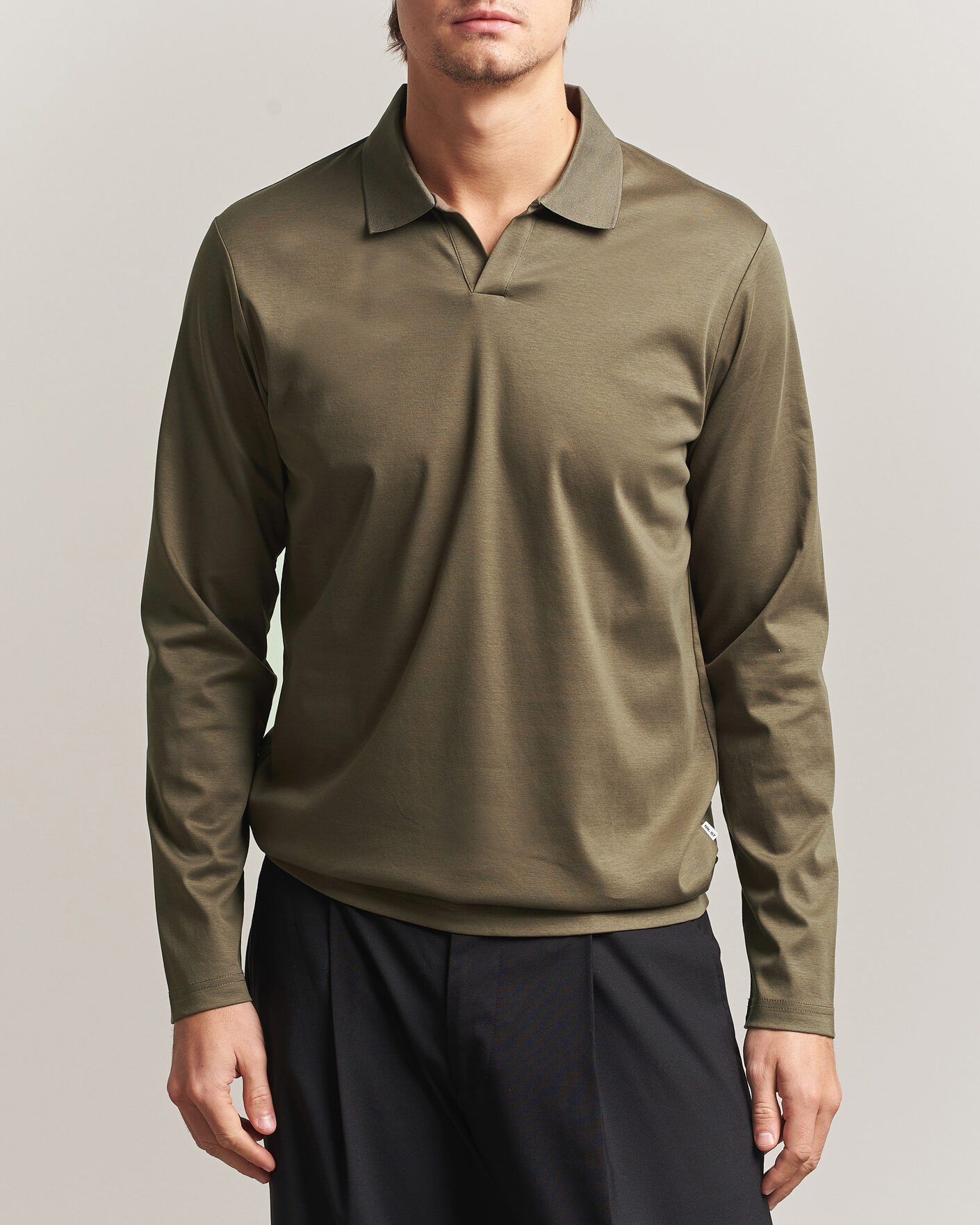 Herre | Polotrøjer | NN07 | Paul Long Sleeve Polo Mable Husk