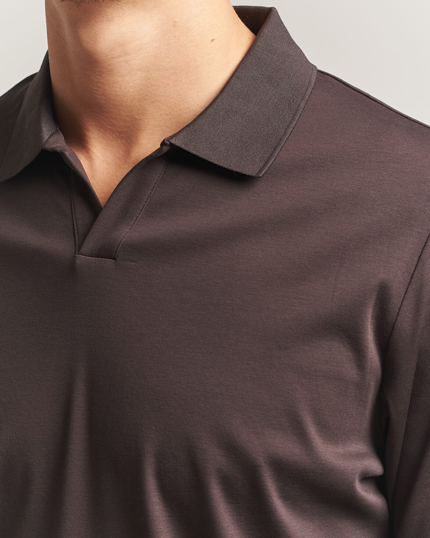 Herre | Polotrøjer | NN07 | Paul Long Sleeve Polo Deep Truffle