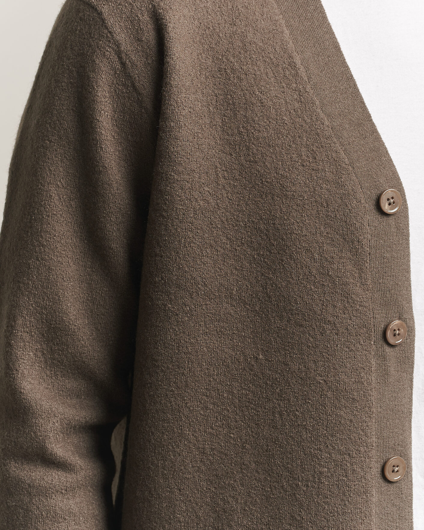 Herre | Trøjer | NN07 | Jasper Wool Knitted Cardigan Mable Husk
