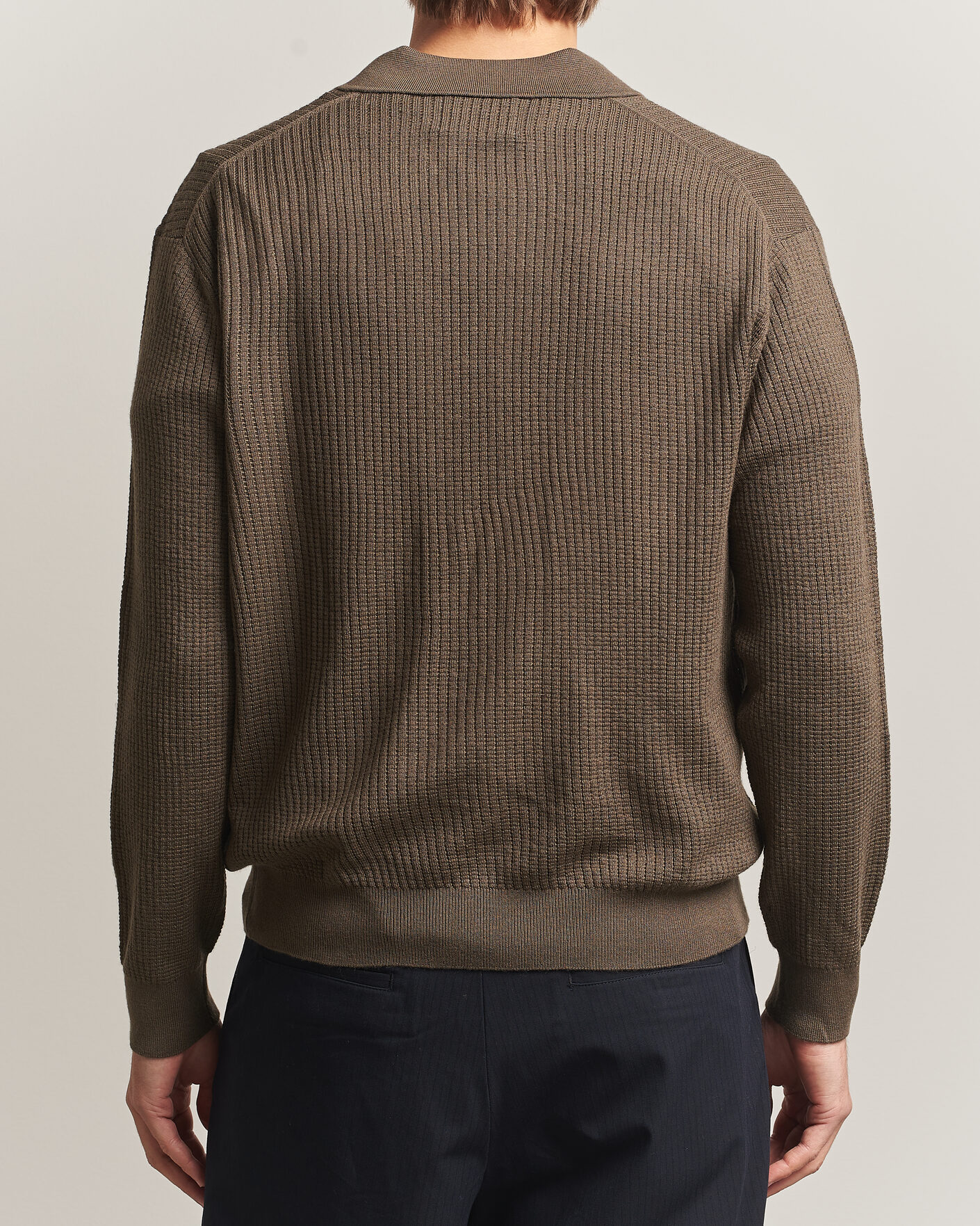 Herre | Trøjer | NN07 | Nate Wool Knitted Polo Mable Husk