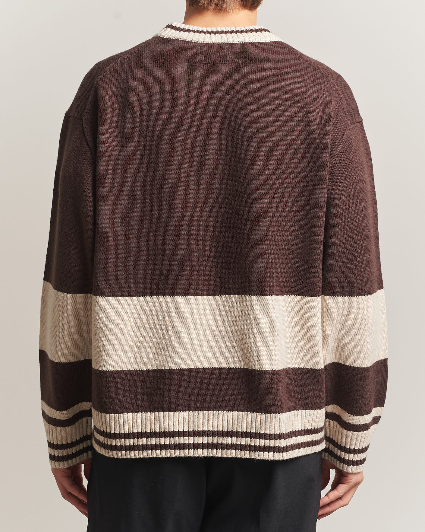 Herre | Trøjer | J.Lindeberg | Steve Mountin Knitted Sweater Seal Brown