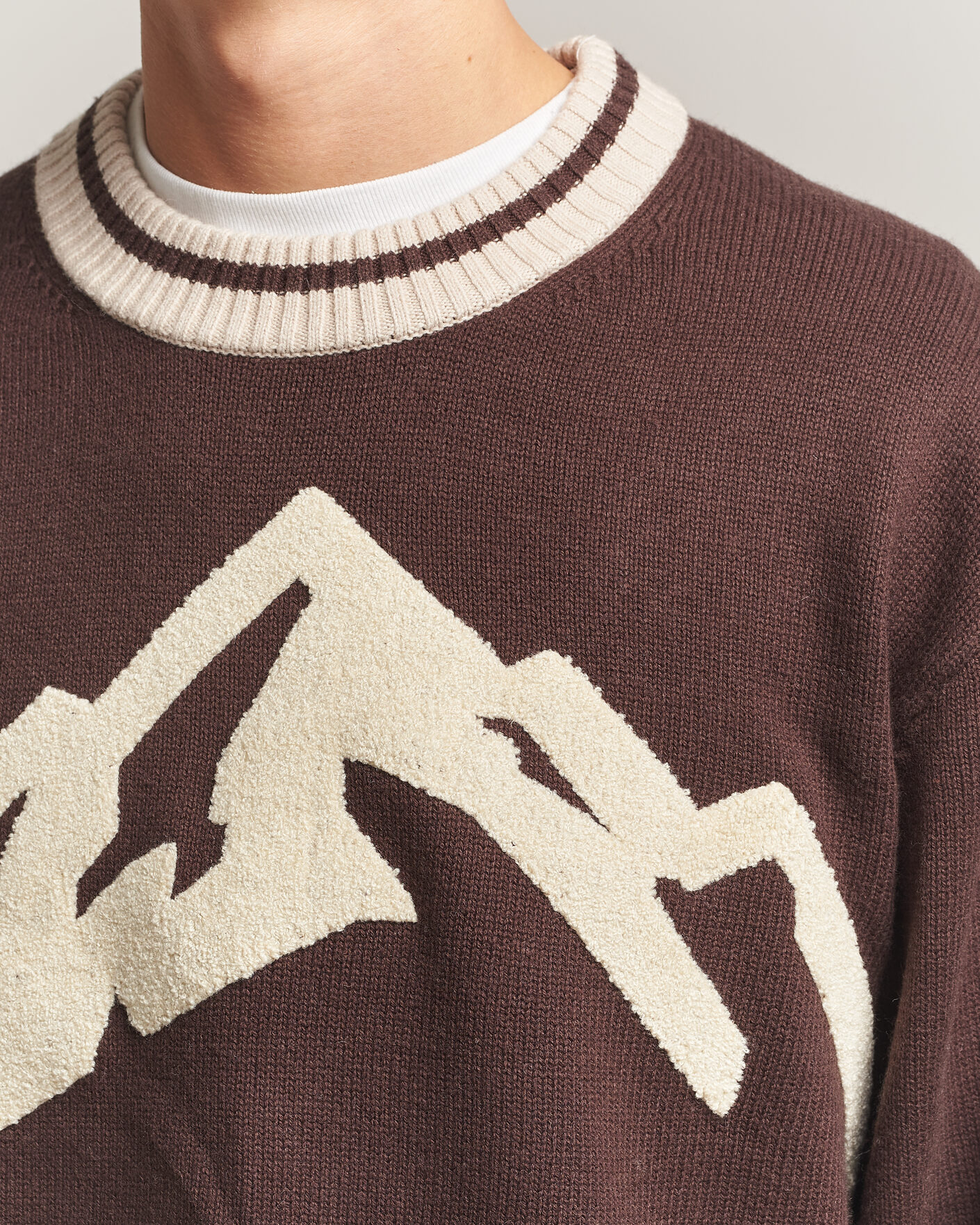 Herre | Trøjer | J.Lindeberg | Steve Mountin Knitted Sweater Seal Brown