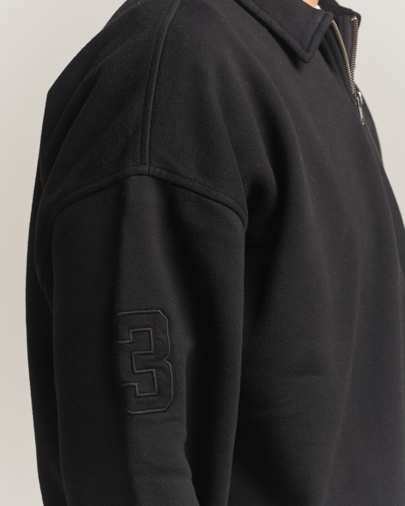 Herre | Trøjer | Polo Ralph Lauren | Heavy Weight Half Zip Fleece Polo Black