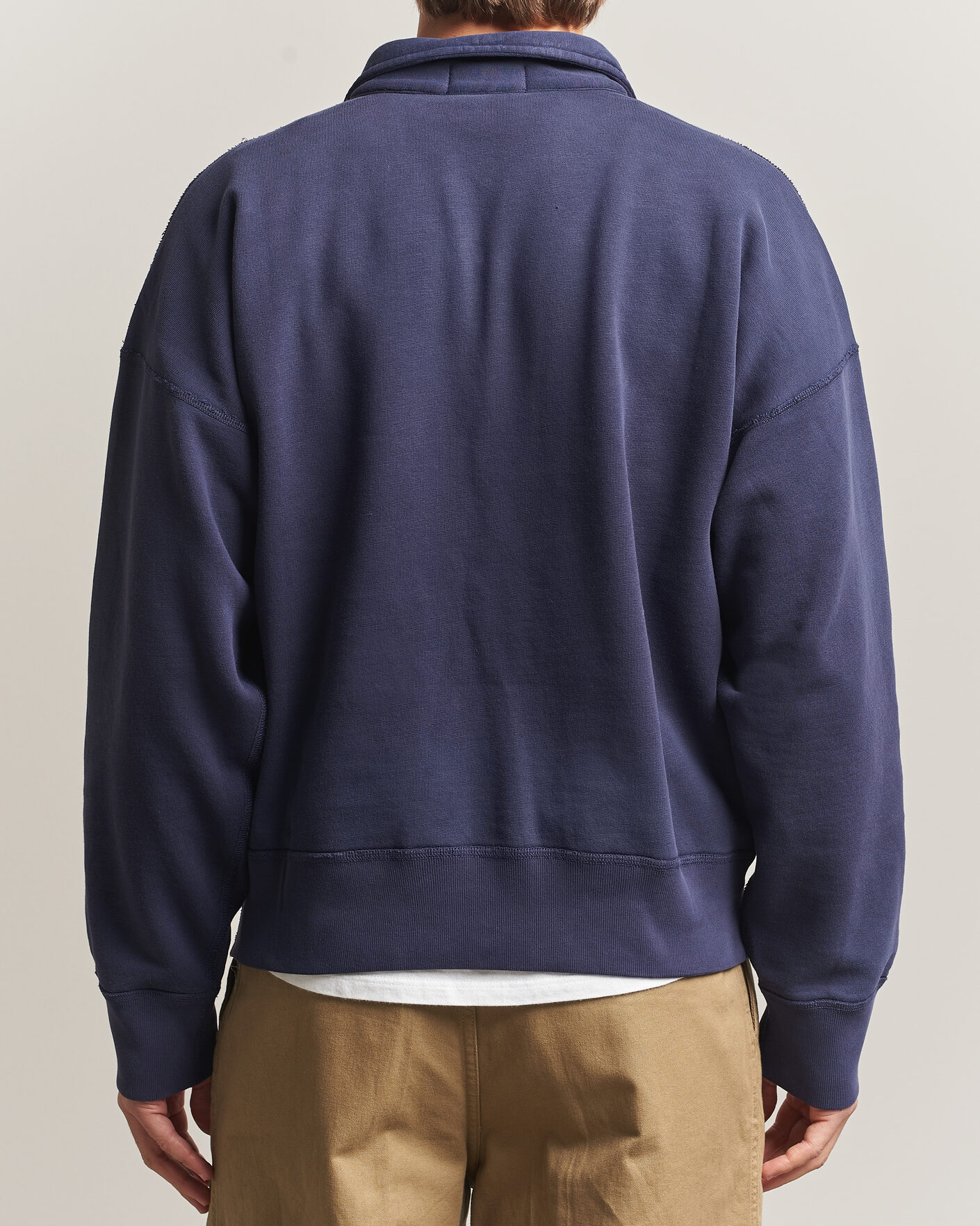 Herre | Trøjer | Polo Ralph Lauren | Knit Half Zip Sweatshirt Dark Cobolt