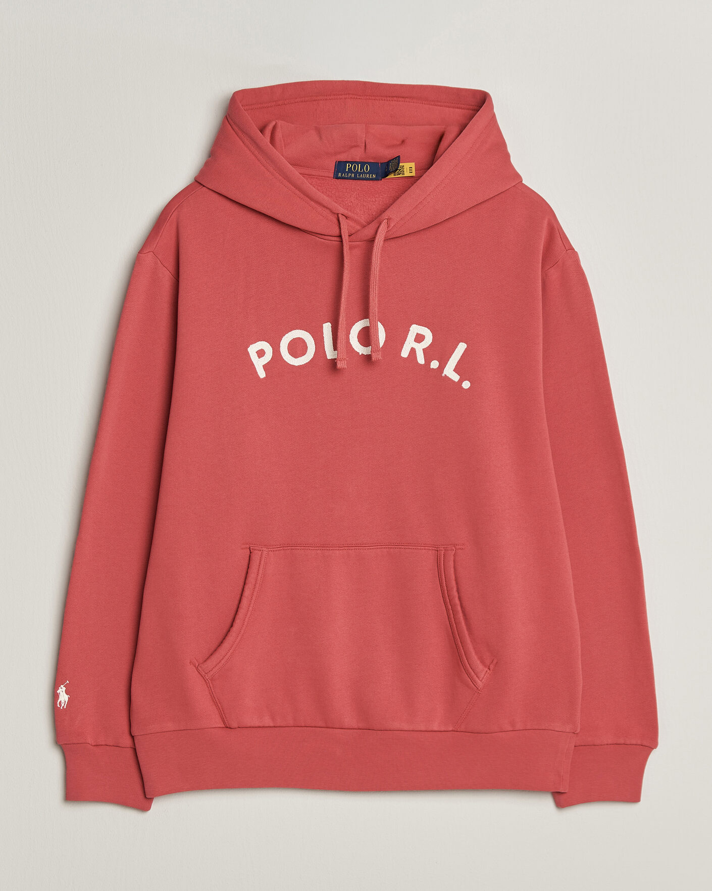 Herre | Trøjer | Polo Ralph Lauren | Cotton Chest Logo Hood Nantucket Red