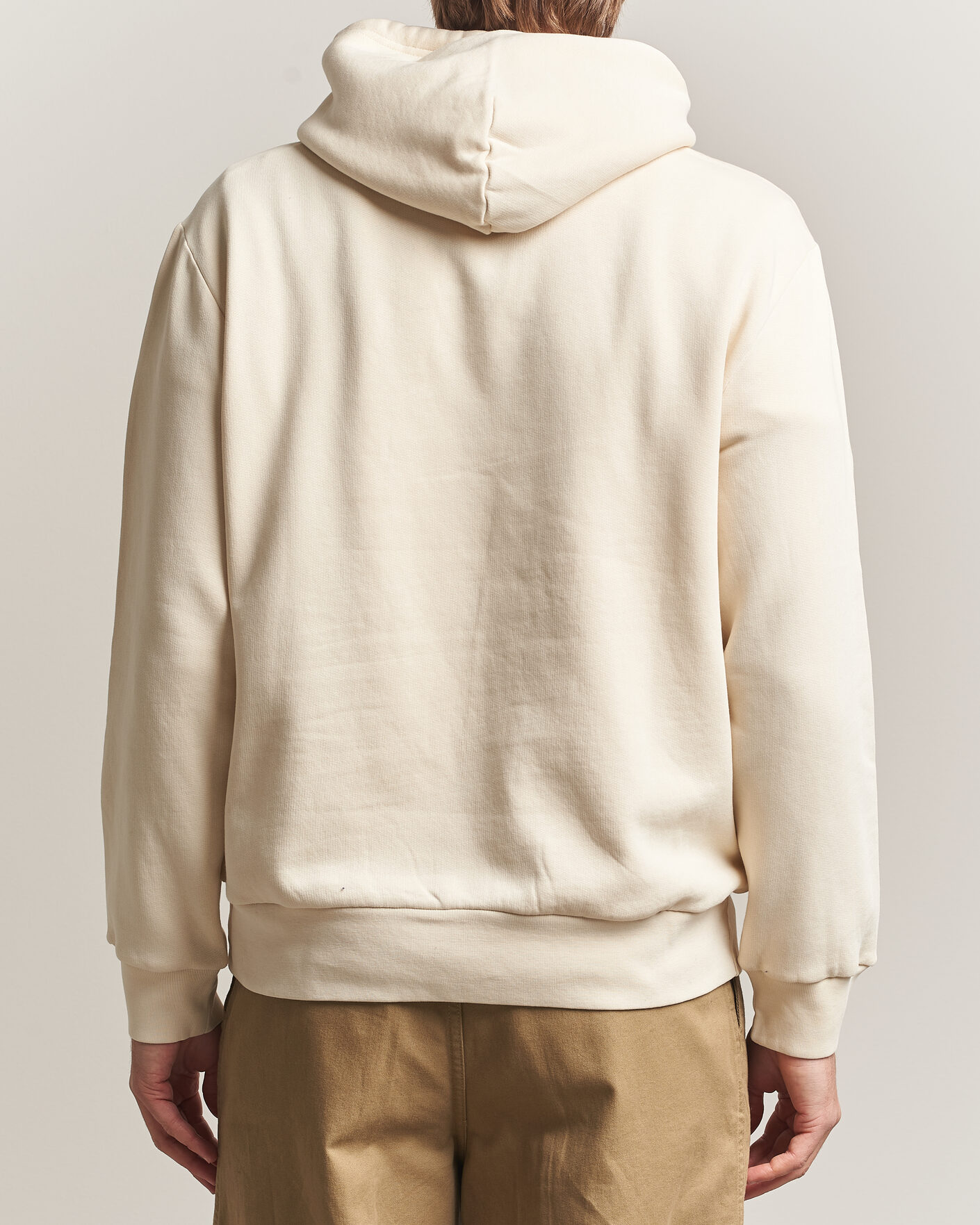 Herre | Trøjer | Polo Ralph Lauren | Cotton Chest Logo Hood Andover Cream