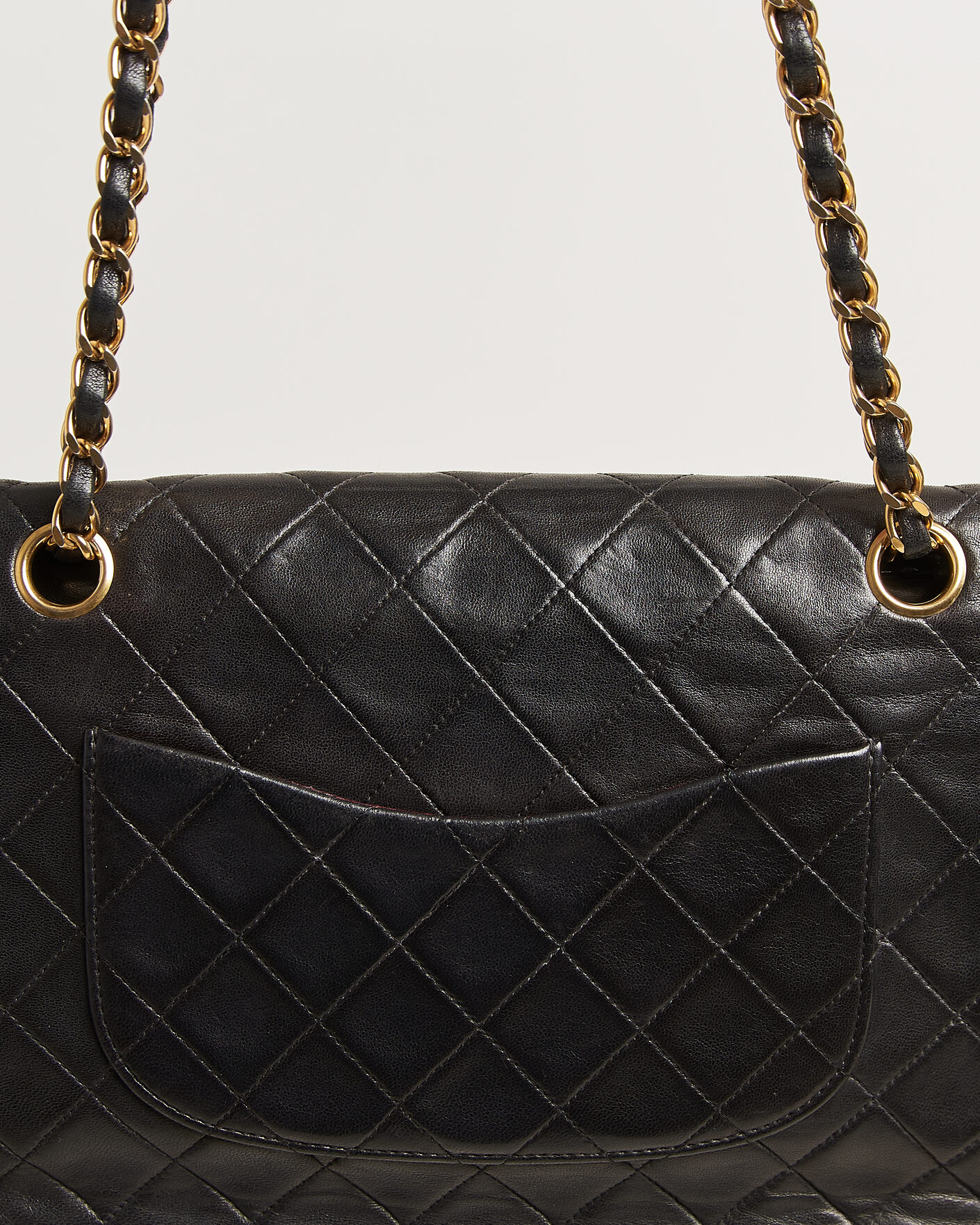 Herre | Pre-Owned & Vintage Bags | Louis Vuitton Pre-Owned | Chanel Pre-Owned Classic Medium Double Flap Bag Lambskin Black