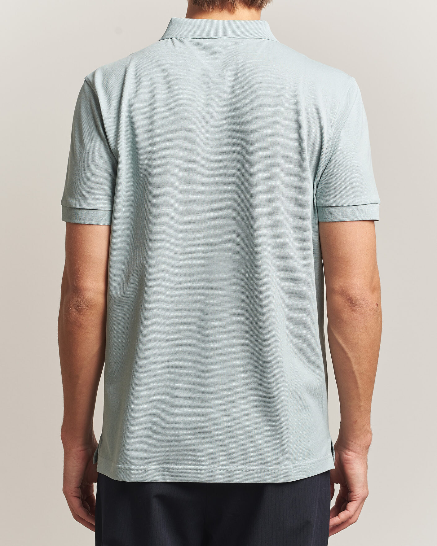 Herre | Polotrøjer | Sunspel | Short Sleeve Pique Polo Light Green