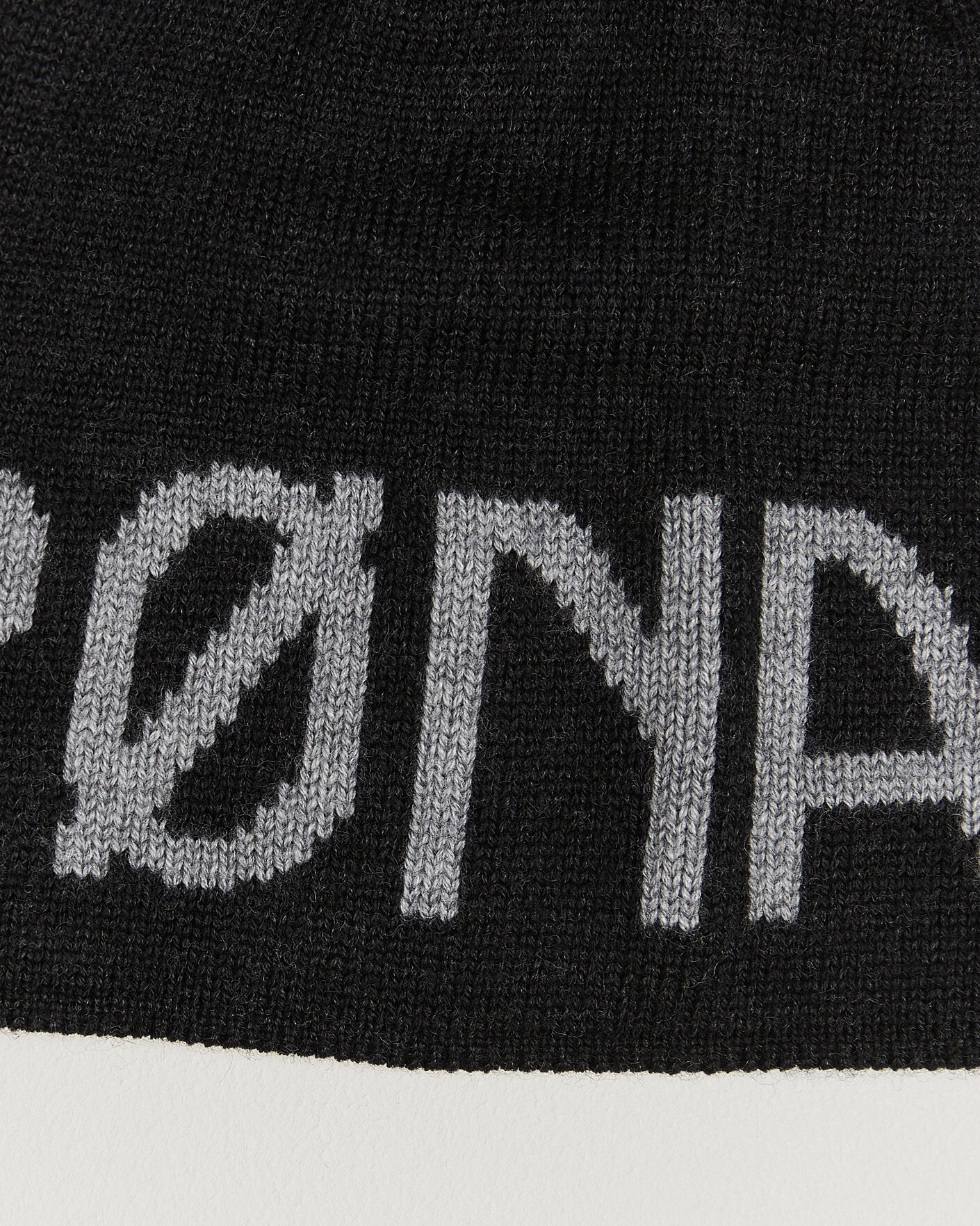 Herre | Huer | Norrøna | Mid Merino Wool Logo Beanie Caviar Melange