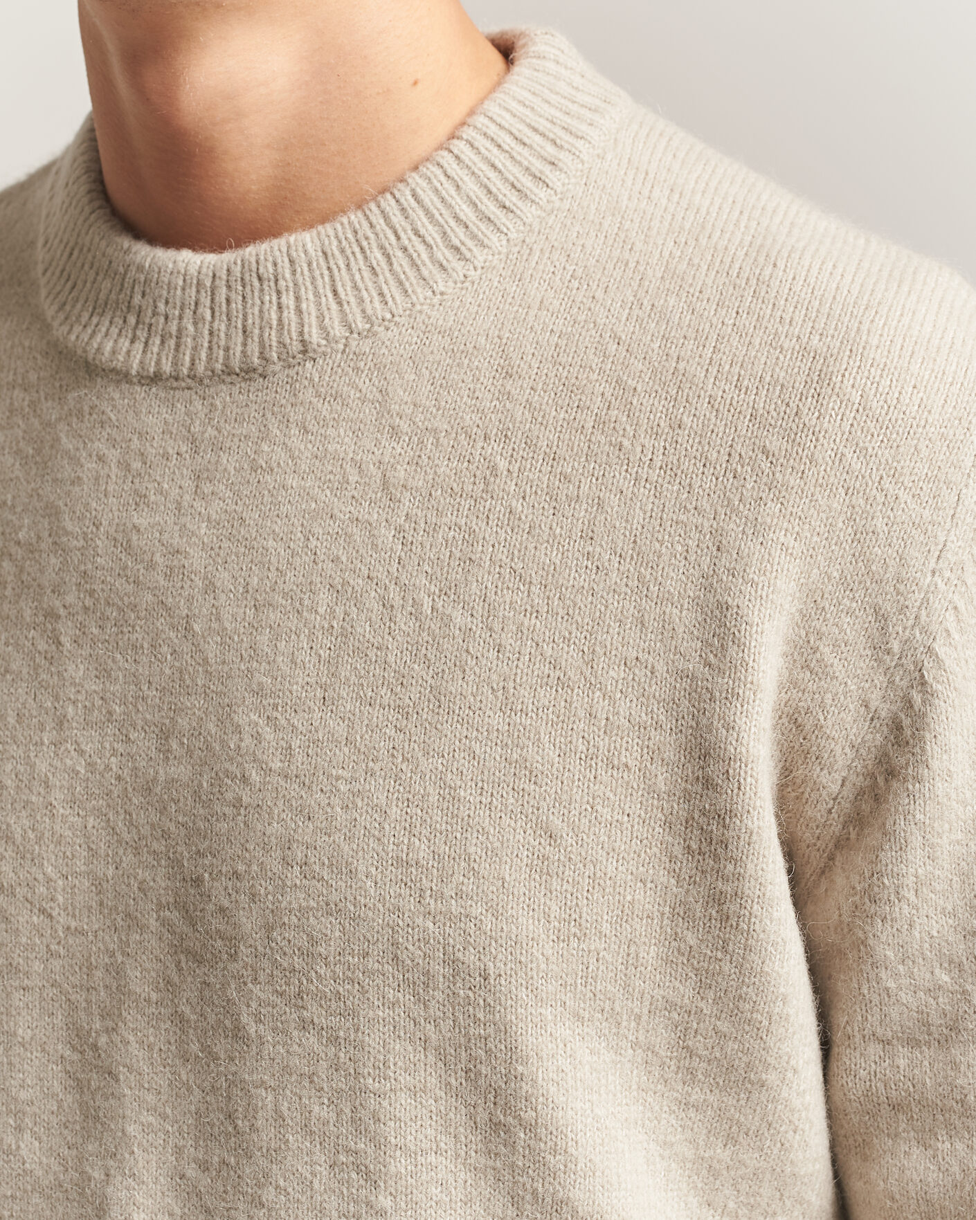 Herre | Trøjer | Sunflower | Moon Alpaca Sweater Pebble