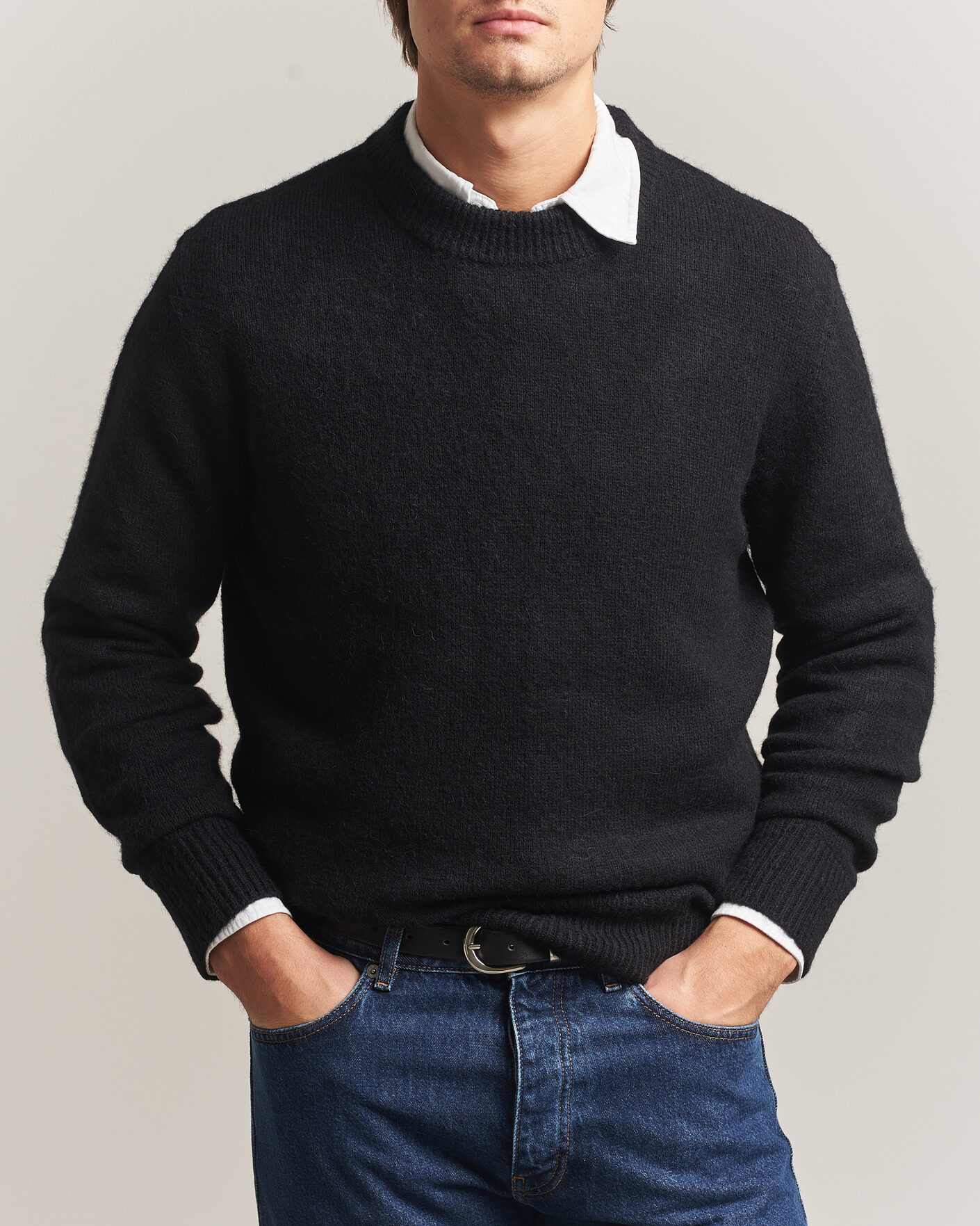 Herre | Trøjer | Sunflower | Moon Alpaca Sweater Black