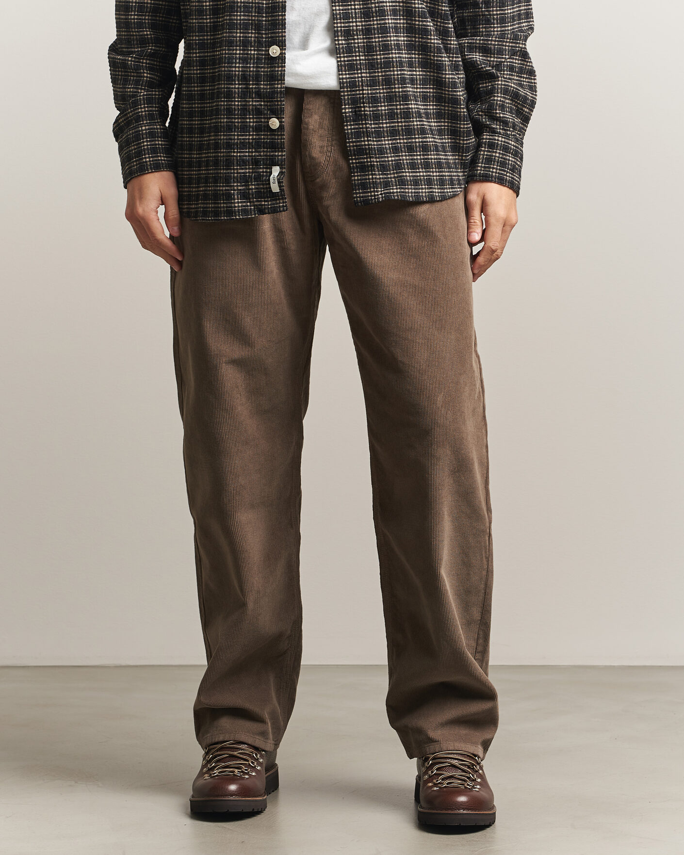 Herre | Bukser | Forét | Moor Relaxed Fit Corduroy Pants Faded Wood