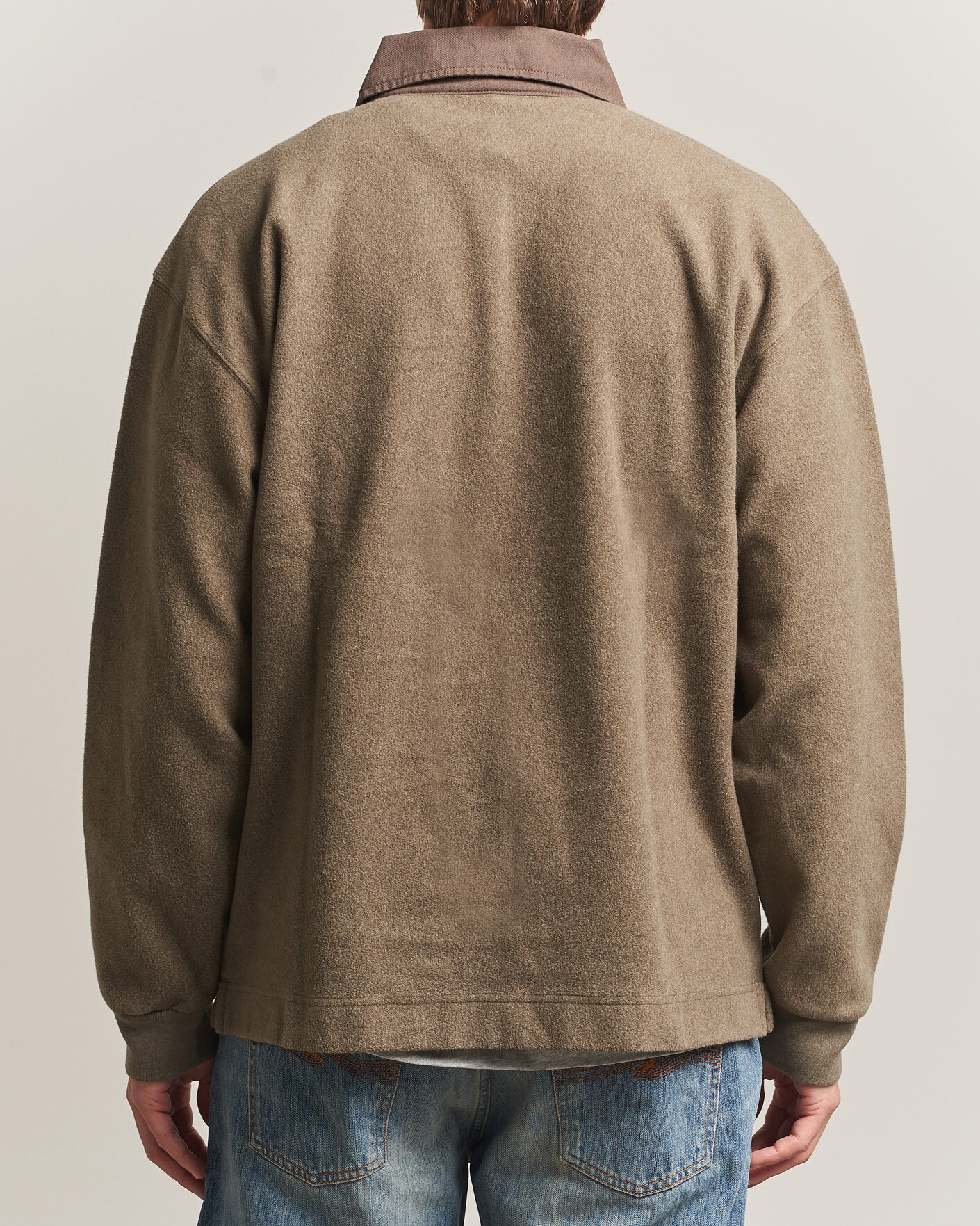 Herre | Trøjer | Forét | Herb Brushed Rugby Washed Brown