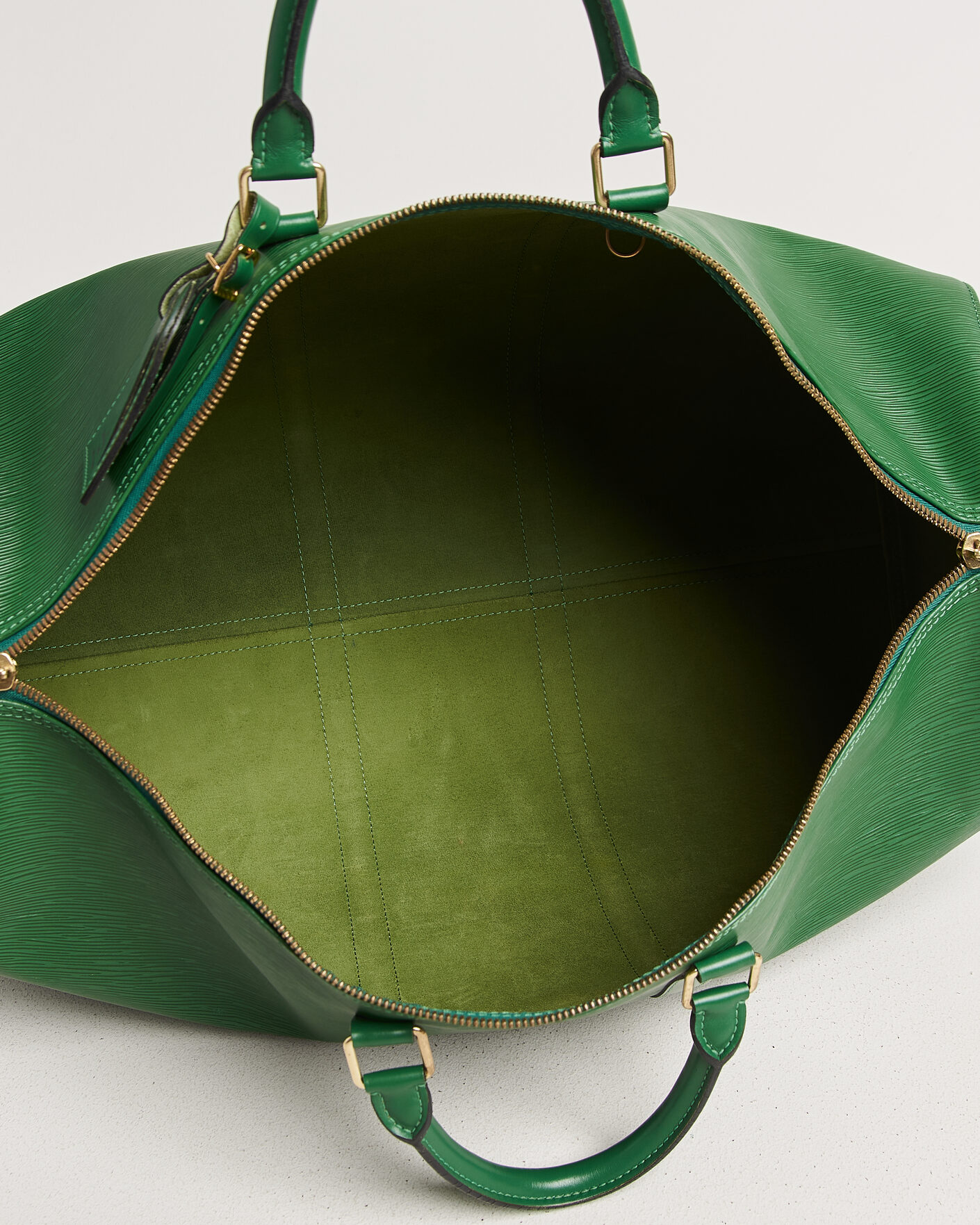 Herre | Pre-Owned & Vintage Bags | Louis Vuitton Pre-Owned | Keepall 55 Epi Leather Green
