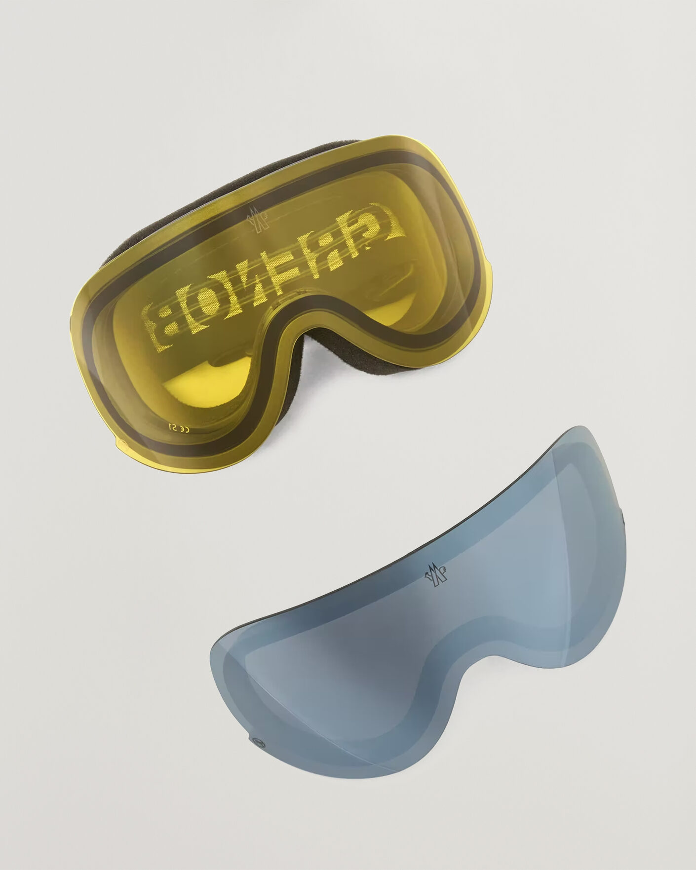 Herre | Solbriller | Moncler Lunettes | Snowflare Ski Googles Black/Yellow