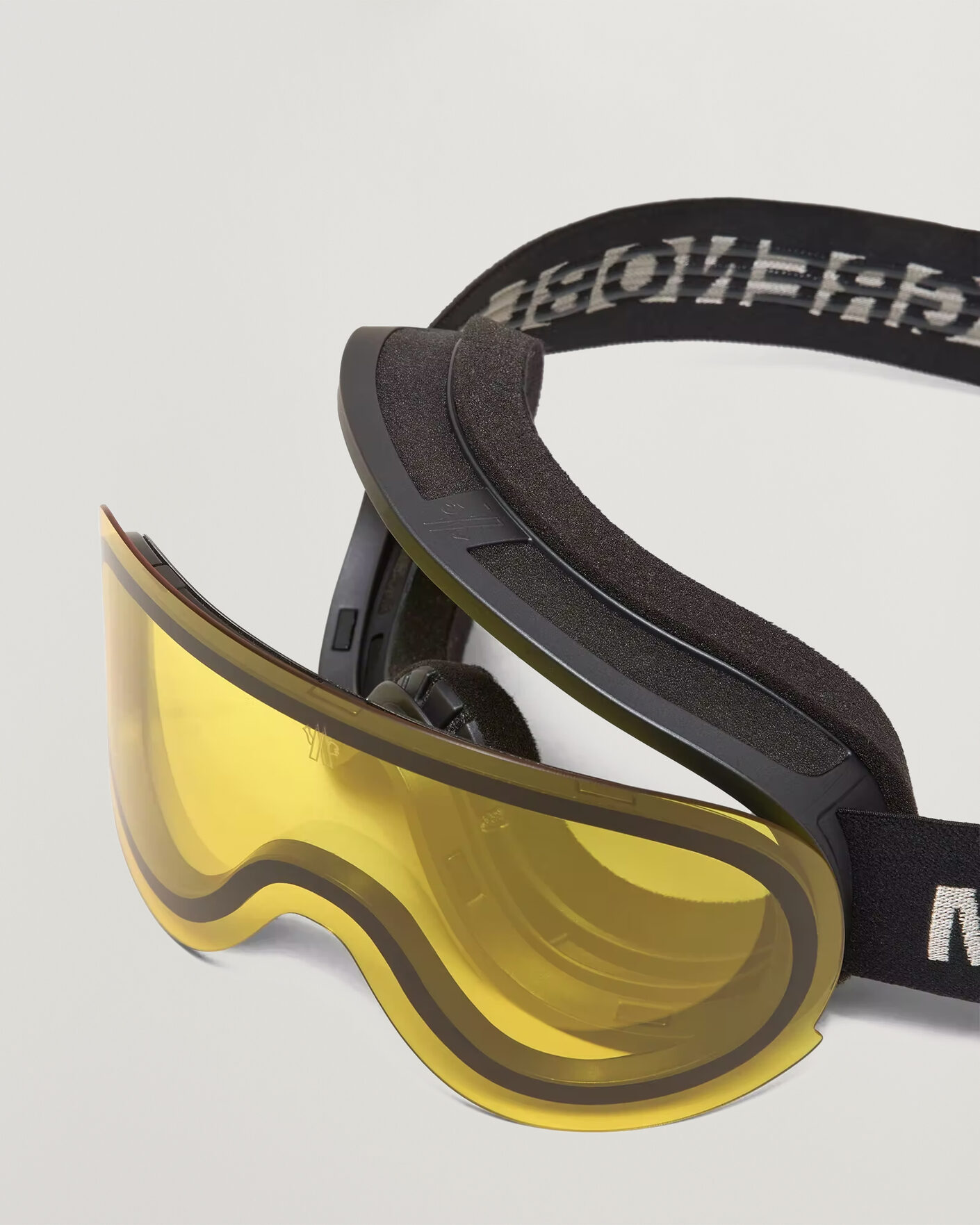 Herre | Solbriller | Moncler Lunettes | Snowflare Ski Googles Black/Yellow