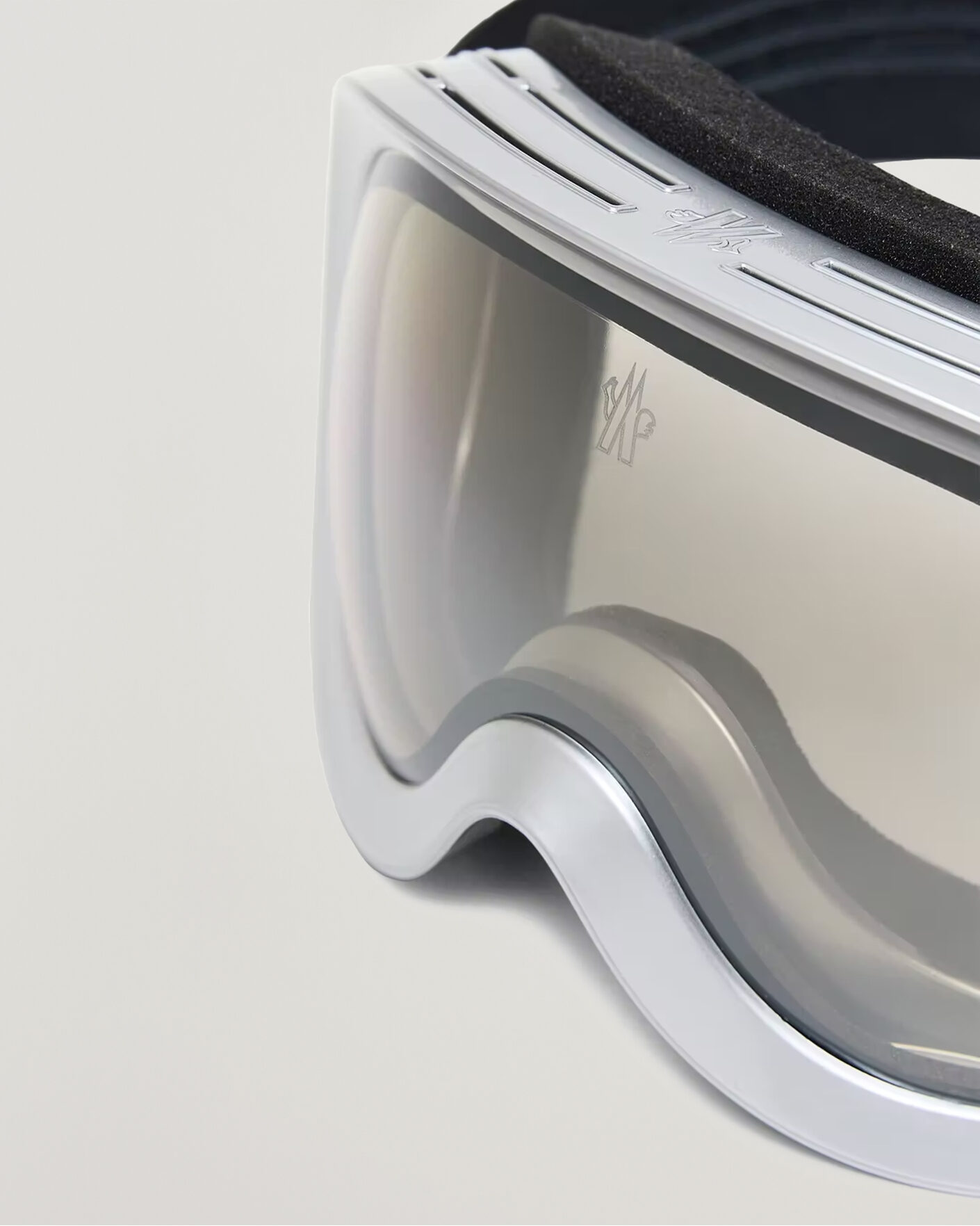 Herre | Solbriller | Moncler Lunettes | Snowray Ski Googles Shiny Silver