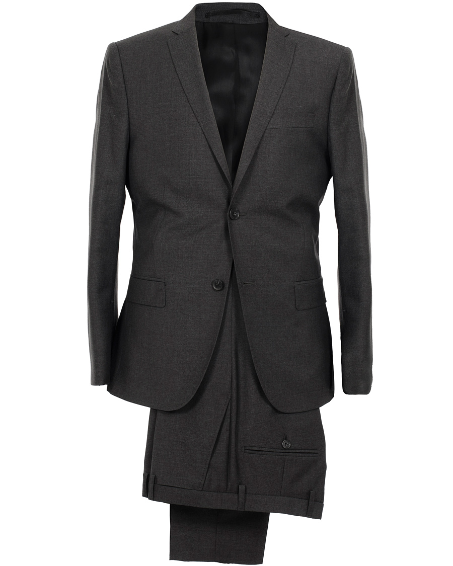 Overvåge regn udledning J.Lindeberg Hopper Suit Wool Grey Melange - CareOfCarl.dk