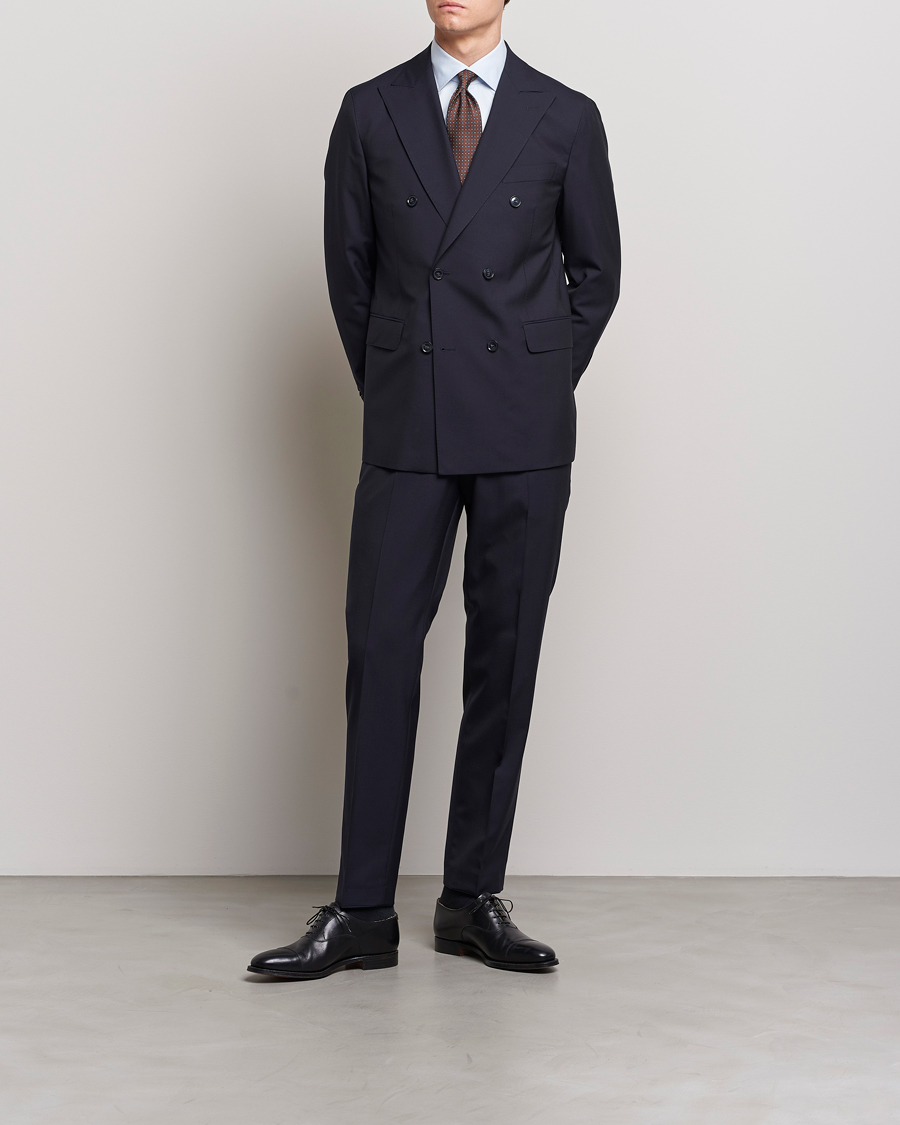 Herre | Oscar Jacobson | Oscar Jacobson | Farris Wool Suit Navy