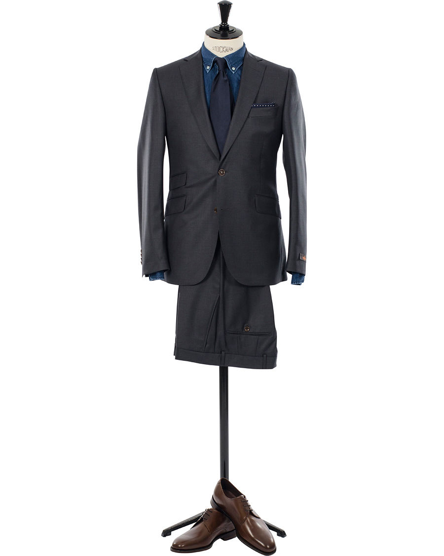 Herre |  |  | Paul Suit Solid Clothing Set Dark Grey