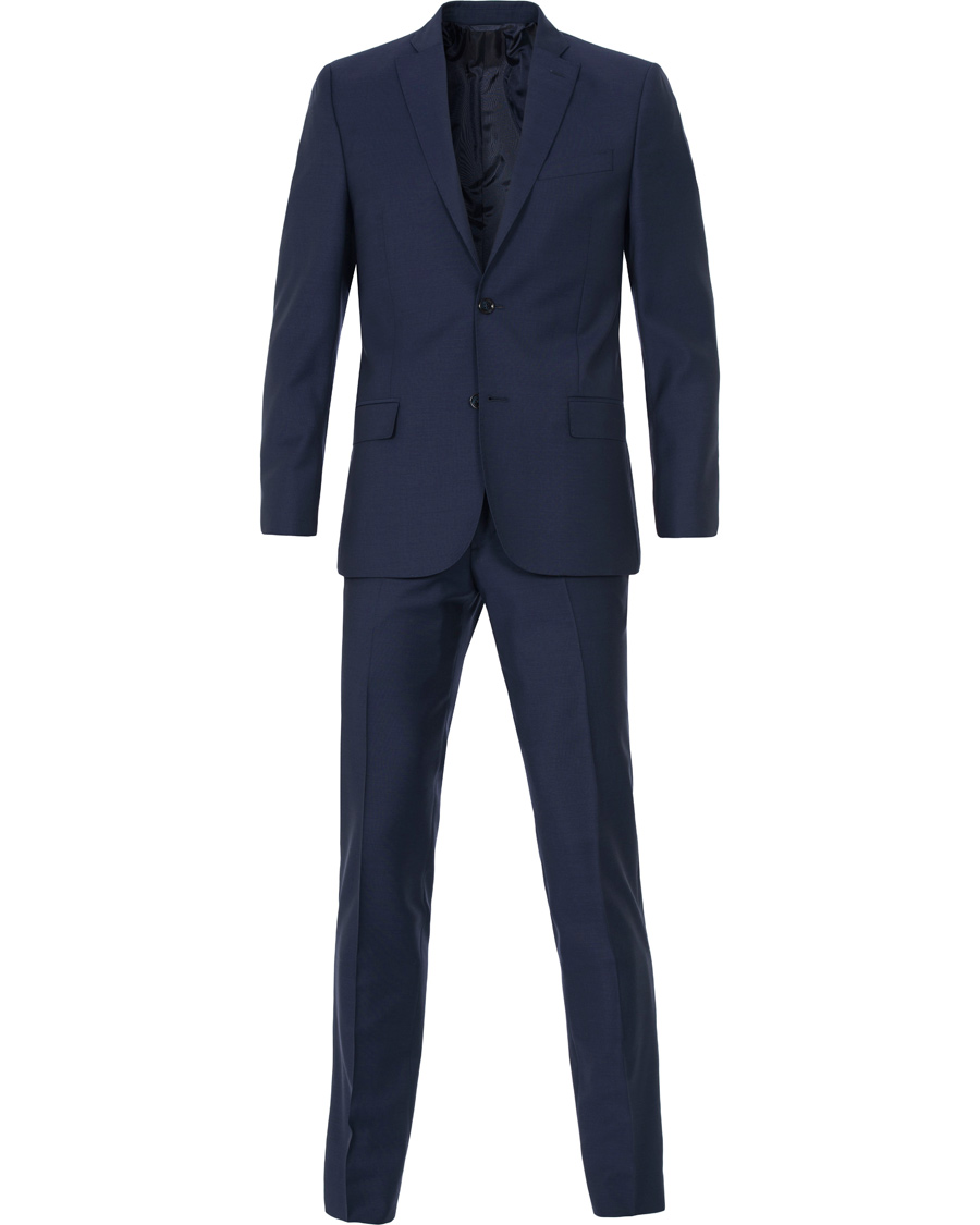 kamera råolie Kviksølv J.Lindeberg Hopper Dressed Wool Suit Blueberry - CareOfCarl.dk