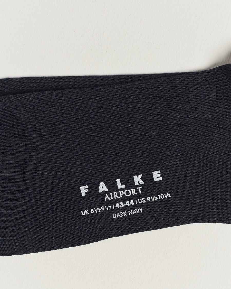 Herre | Undertøj | Falke | 3-Pack Airport Socks Dark Navy