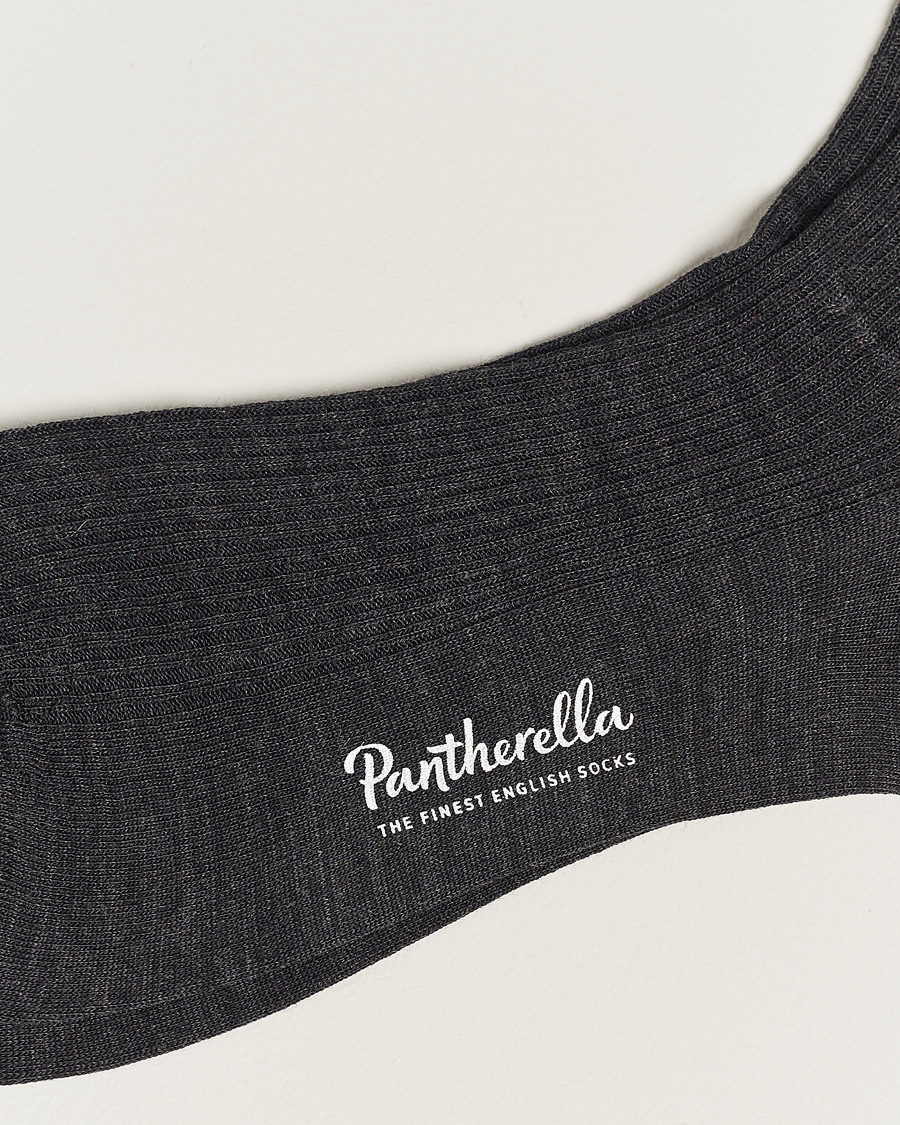 Herre | Undertøj | Pantherella | 3-Pack Naish Merino/Nylon Sock Charcoal