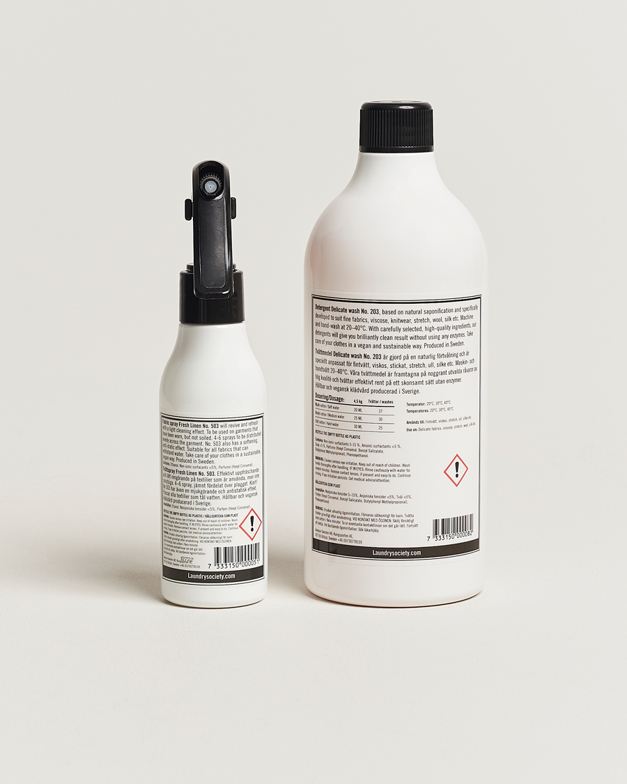 Herre | Vaskemiddel og vaskespray | Laundry Society | Sensitive Wash Set