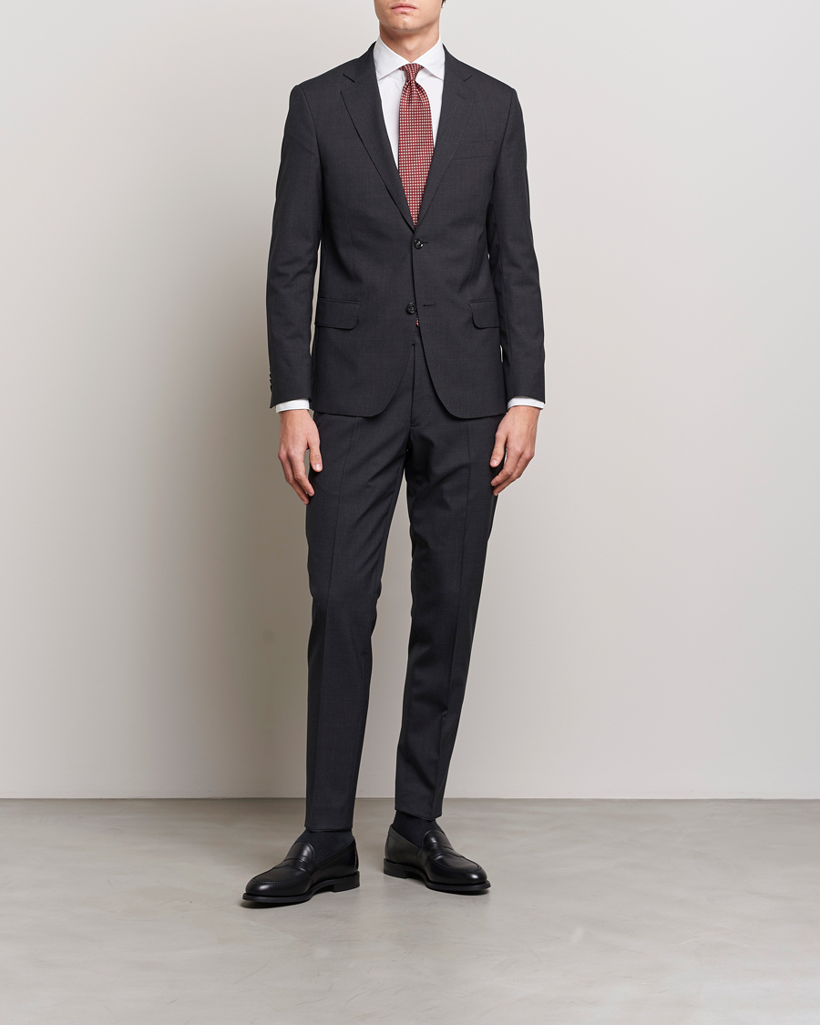 Herre | Business & Beyond | Oscar Jacobson | Edmund Wool Suit Grey