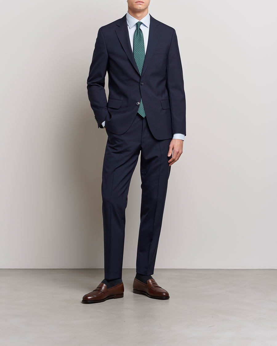 Herre |  | Oscar Jacobson | Edmund Wool Suit Blue