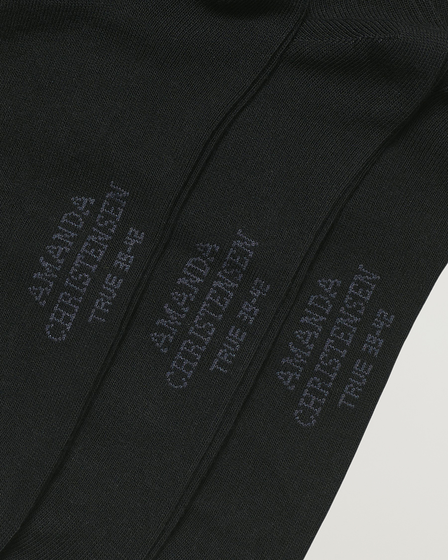 Herre | Undertøj | Amanda Christensen | 6-Pack True Cotton Socks Black