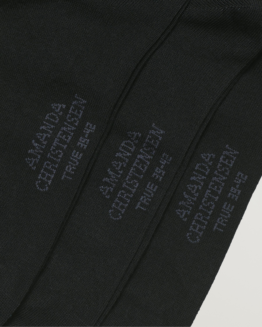 Herre | Undertøj | Amanda Christensen | 9-Pack True Cotton Socks Black