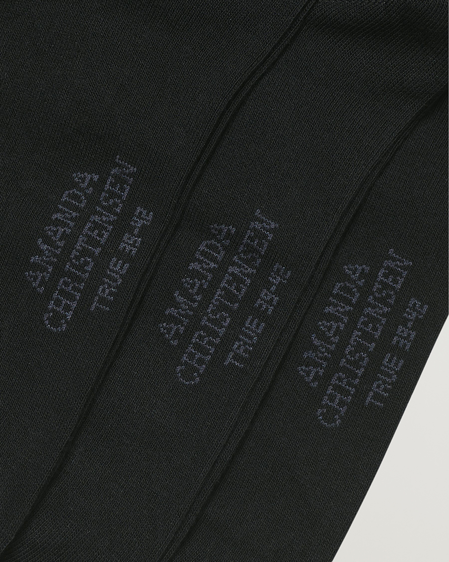 Herre | Amanda Christensen | Amanda Christensen | 12-Pack True Cotton Socks Black