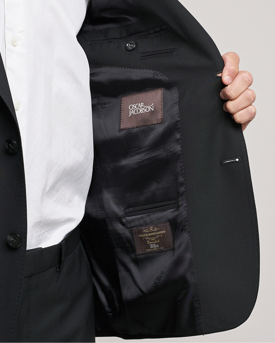 Herre | Jakkesæt | Oscar Jacobson | Edmund Suit Super 120's Wool Black