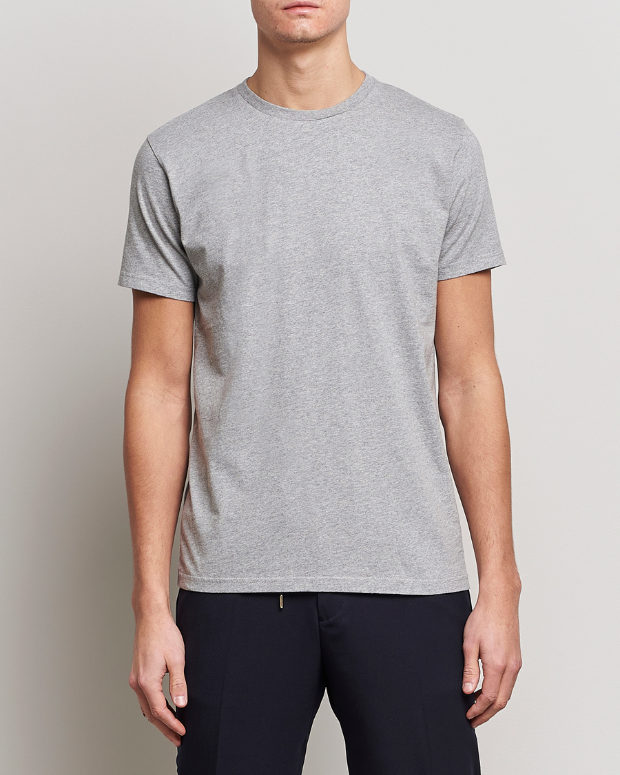 Herre | Afdelinger | Colorful Standard | 3-Pack Classic Organic T-Shirt Optical White/Heather Grey/Deep Black