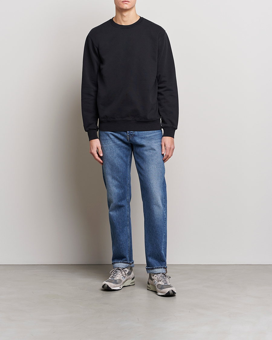 Herre | Trøjer | Colorful Standard | 2-Pack Classic Organic Crew Neck Sweat Heather Grey/Deep Black