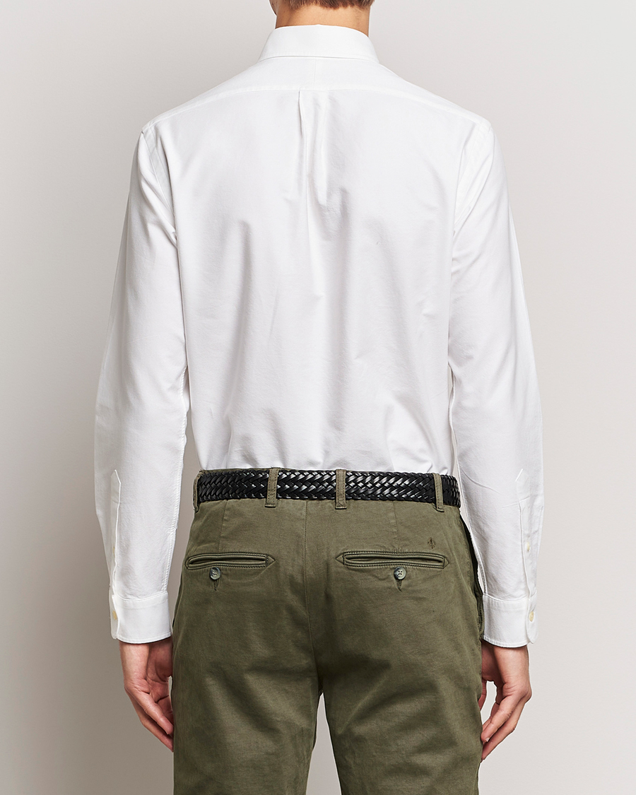 Herre | Skjorter | Polo Ralph Lauren | 2-Pack Slim Fit Shirt Oxford White/Stripes Blue