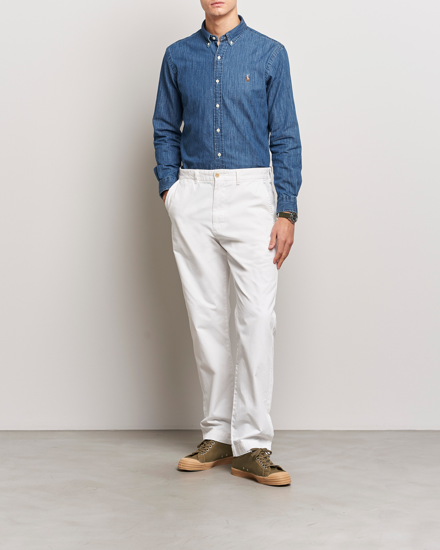 Herre | Skjorter | Polo Ralph Lauren | 2-Pack Slim Fit Denim Shirt Washed/Dark Wash
