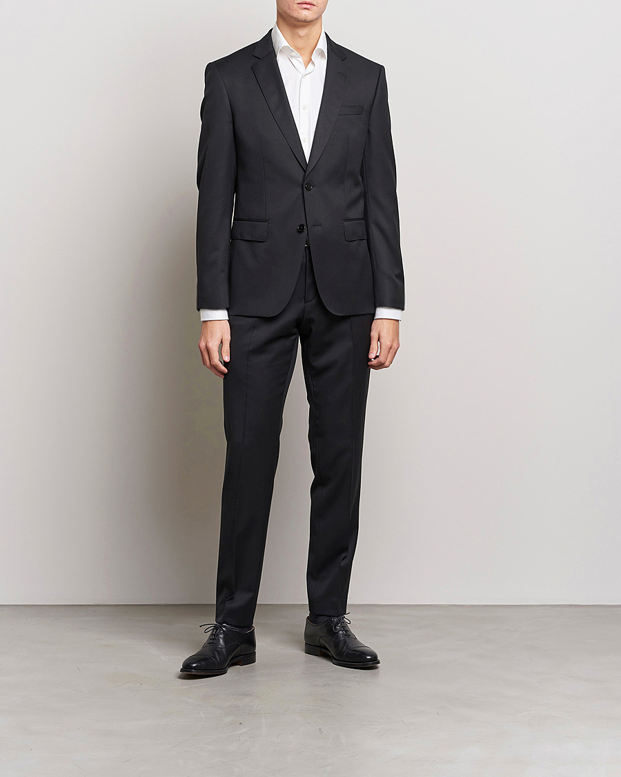 Herre | Jakkesæt | BOSS BLACK | Huge Wool Suit Black