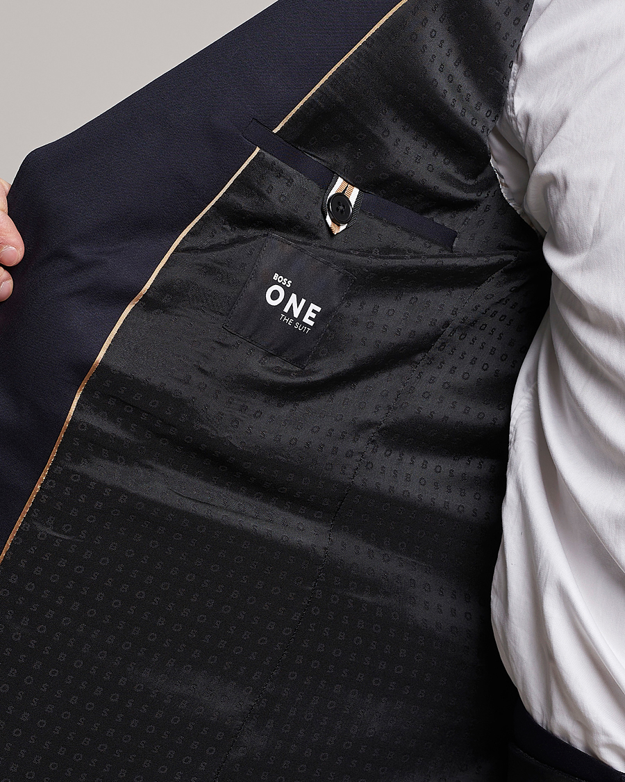 Herre | Jakkesæt | BOSS BLACK | Huge Wool Suit Dark Blue