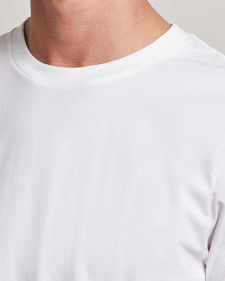 Herre | T-Shirts | Bread & Boxers | 3-pack Crew Neck Regular T-Shirt White/Black/Dark Navy