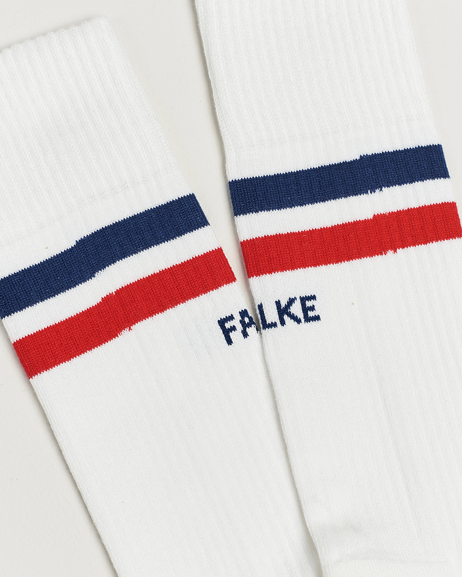 Herre | Undertøj | Falke | 3-pack Dynamic Tennis Socks White/Blue/Red