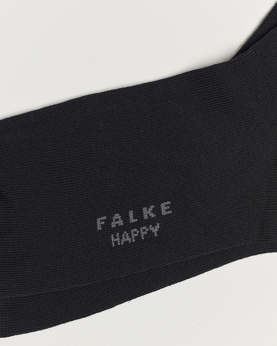 Herre | Undertøj | Falke | 6-pack Happy Cotton Socks Black
