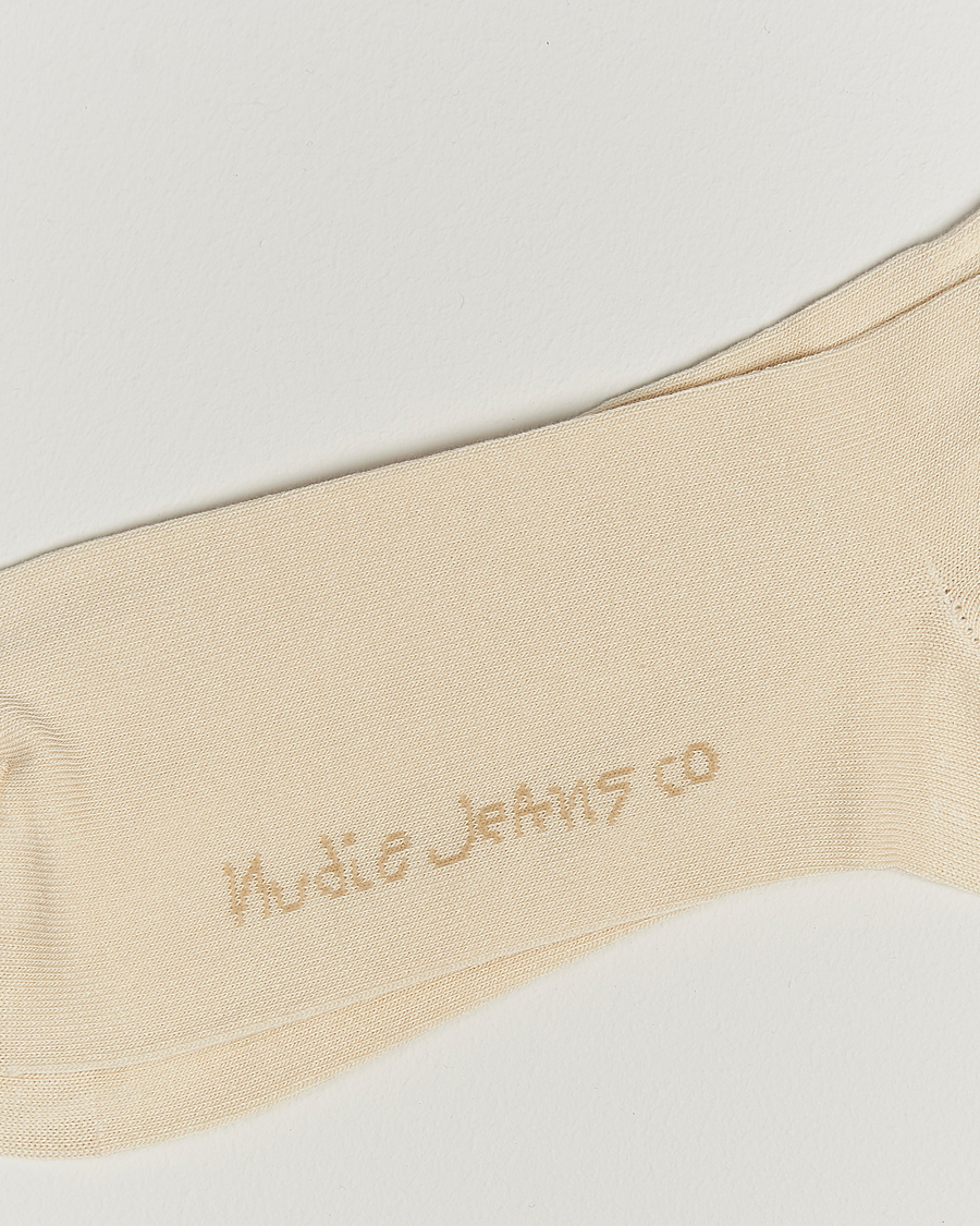 Herre | Undertøj | Nudie Jeans | 3-pack Amundsson Tennis Socks Off White/Black