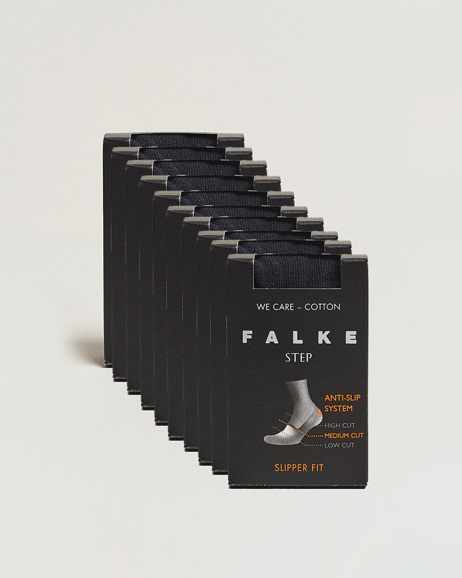Herre | Undertøj | Falke | 10-pack Step In Box Loafer Socks Black